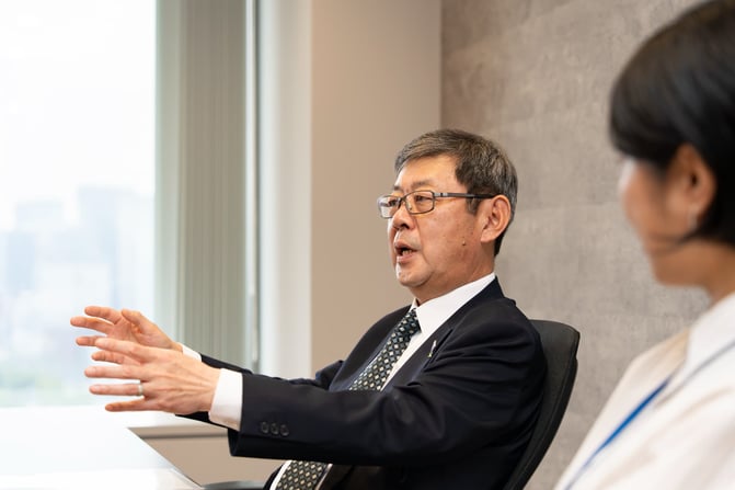 2050年の扇島を見据えて語る松本剛氏